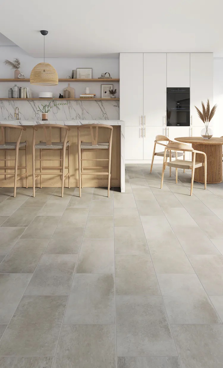 Mannington Adura Max Rectangles Collection Water Proof Luxury Vinyl Plank with Painted Bevel: Riviera Island MRP471V Room Scene