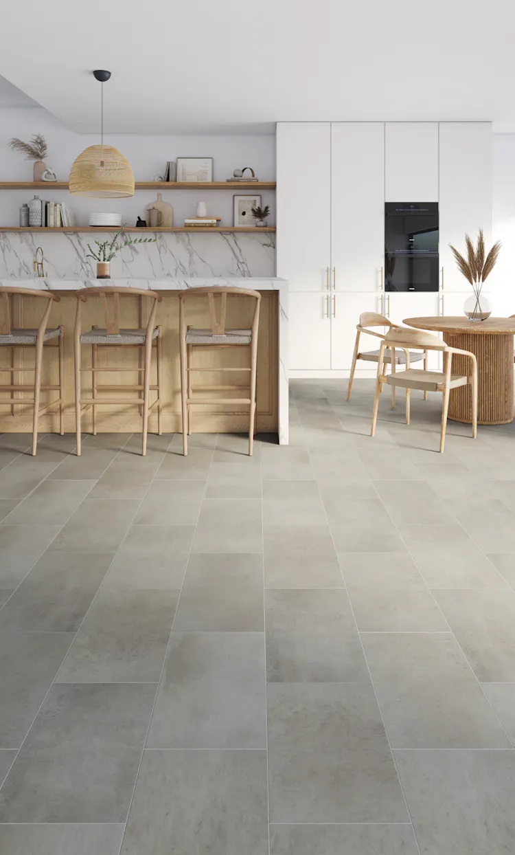 Mannington Adura Rigid Rectangles Luxury Vinyl Plank with Painted Bevel: Riviera White Sand RRP470V Room Scene