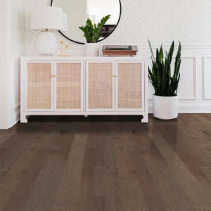 Shaw Pebble Hill Mixed Width: Cassia Bark 3/8" x 3", 5", 6" Engineered Hardwood SW742 7071 Room Scene