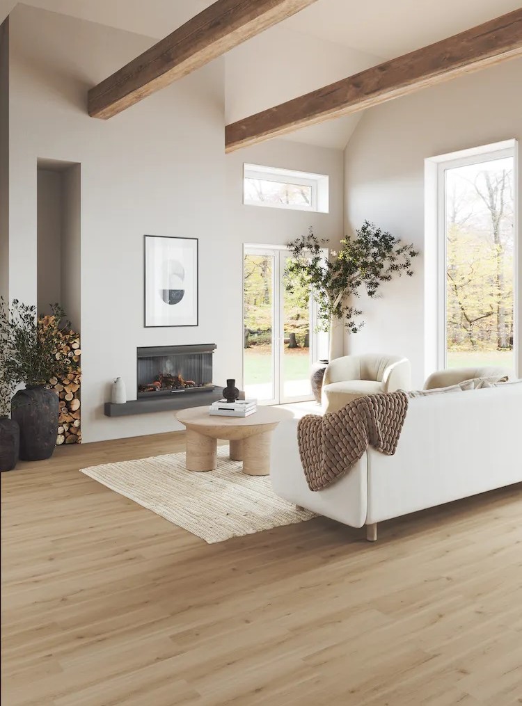 Mannington Adura Rigid Luxury Vinyl Plank: Swiss Oak Truffle RGP742V Room Scene