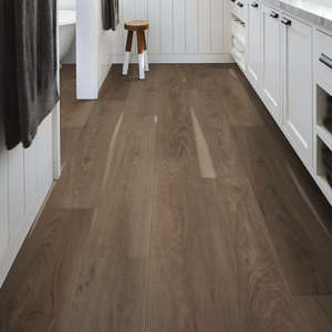 Shaw Pantheon HD+ Natural Bevel: Truffle Luxury Enhanced Vinyl Plank 1051V 7234 Room Scene
