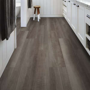 Shaw Floorte Paladin Plus: Oyster Oak Luxury Enhanced Vinyl Plank with Attached Pad 0278V 591 Room Scene
