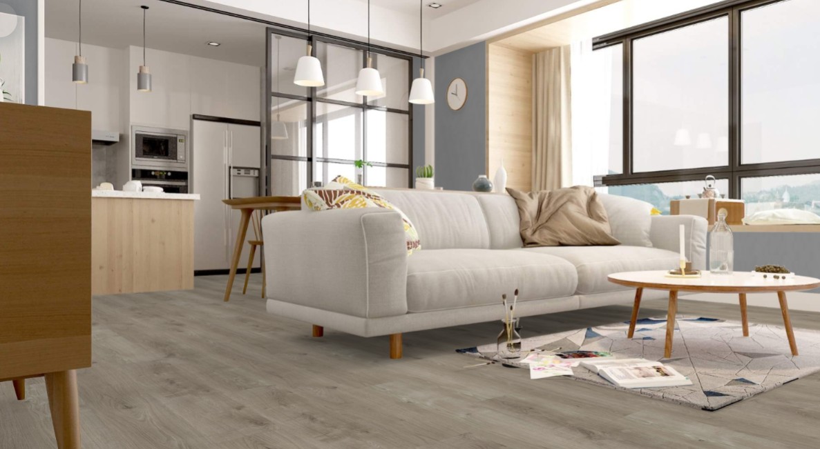 MetroFlor Provident Public: Civic Luxury Vinyl Plank PR7124LP-12M Room Scene
