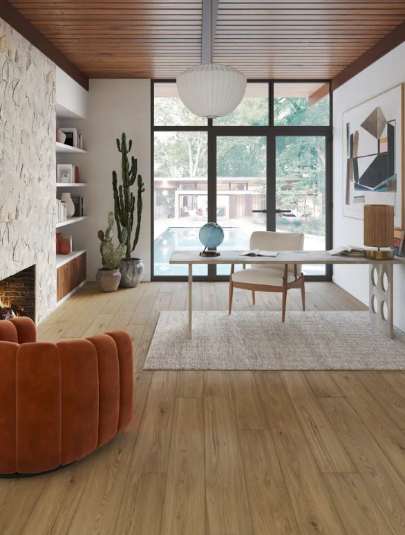 Mannington Adura Max Apex Collection Water Proof Luxury Vinyl Plank: Dwell Haven APX162 Room Scene