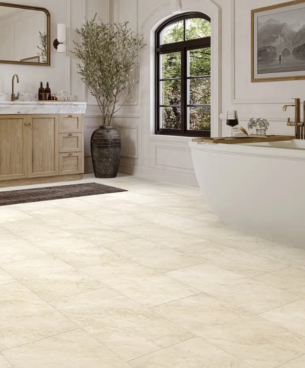 Mannington Adura Max Rectangles Collection Water Proof Luxury Vinyl Plank: Basilica Statue MTE502 Room Scene