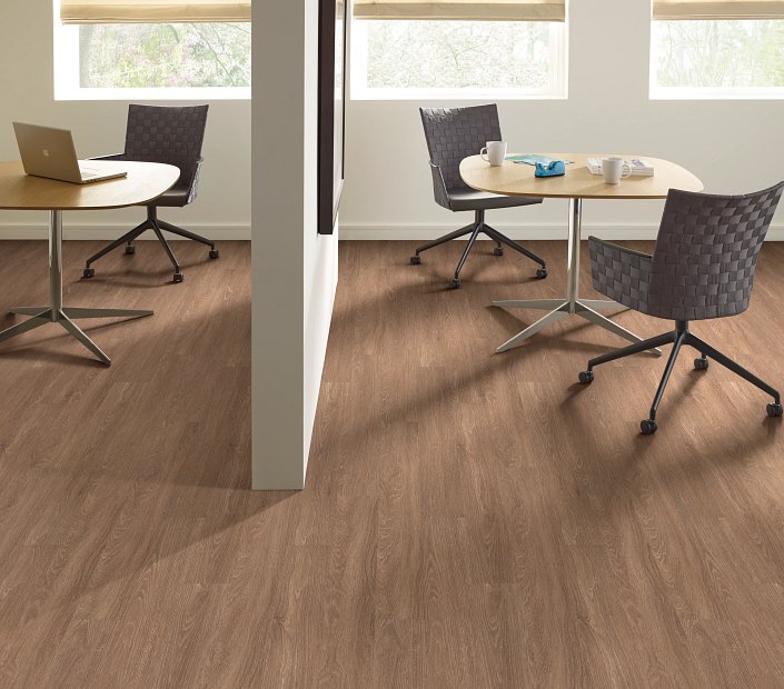 Shaw Philadelphia 5th & Main Symbiotic 20: Malt Luxury Vinyl Plank 5M303 00684 Room Scene