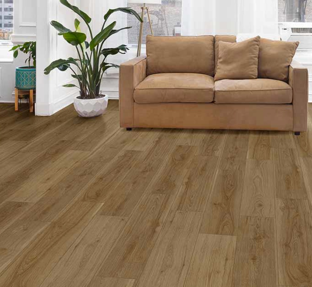 Armstrong Audacity Elegance: Edinburgh 12mm Laminate Flooring with Attached Pad 1780 Room Scene