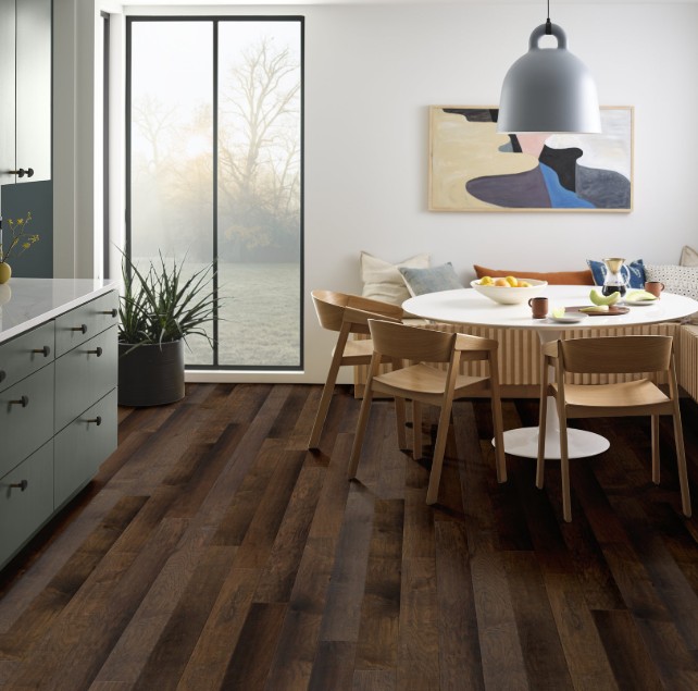 Anderson Tuftex Hardwood Bernina Hickory: Sella 1/2" x 5" Engineered Hardwood AA791 17016 Room Scene