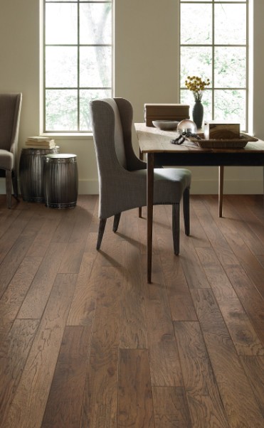 Anderson Tuftex Hardwood Bernina Hickory: Cambrena 1/2" x 5" Engineered Hardwood AA791 13001 Room Scene