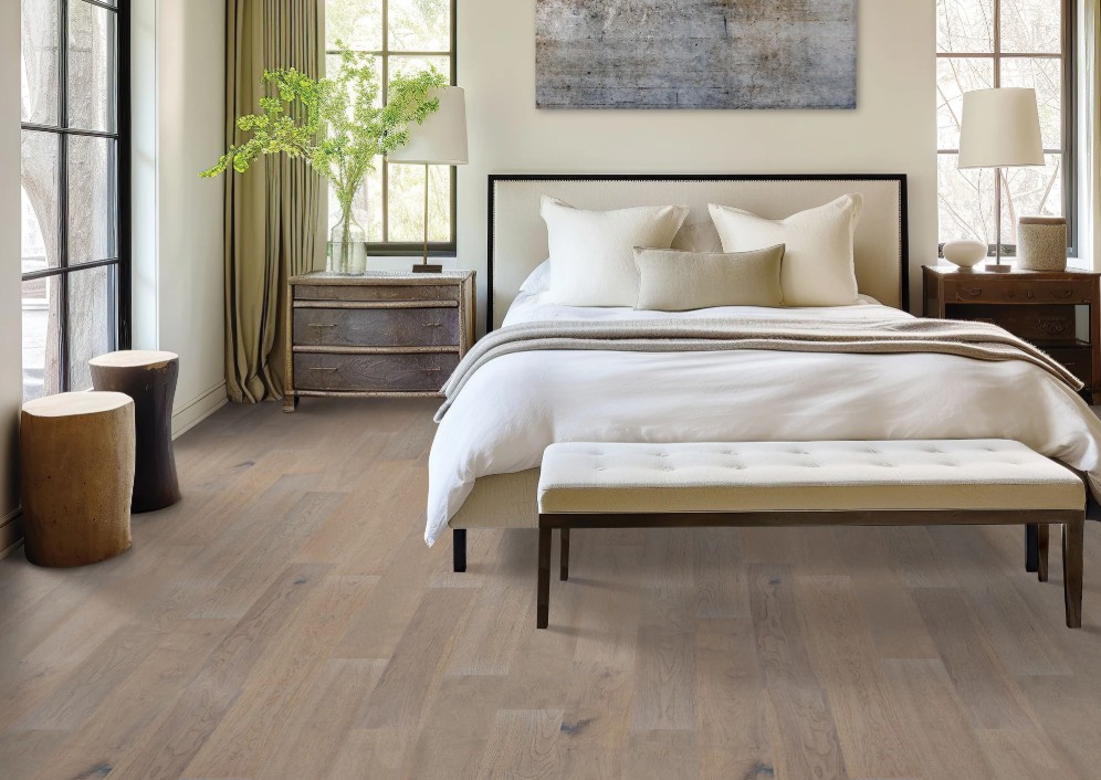 Mohawk Heritage Woods: Hickory Heirloom 1/2" x 7.5" Engineered Hardwood WEK06-66 Room Scene