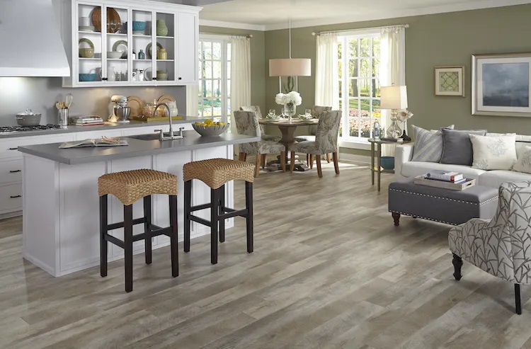 Mannington Adura Max Collection Water Proof Luxury Vinyl Plank: Seaport Surf MAX040V Room Scene
