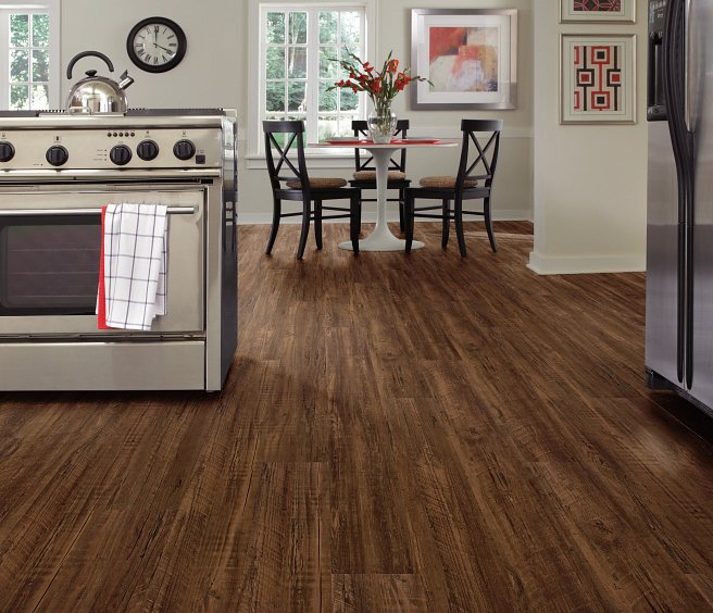 USFloors Coretec Plus: Kingswood Oak Engineered Luxury Vinyl Plank with Cork Comfort VV024-00210 Room Scene