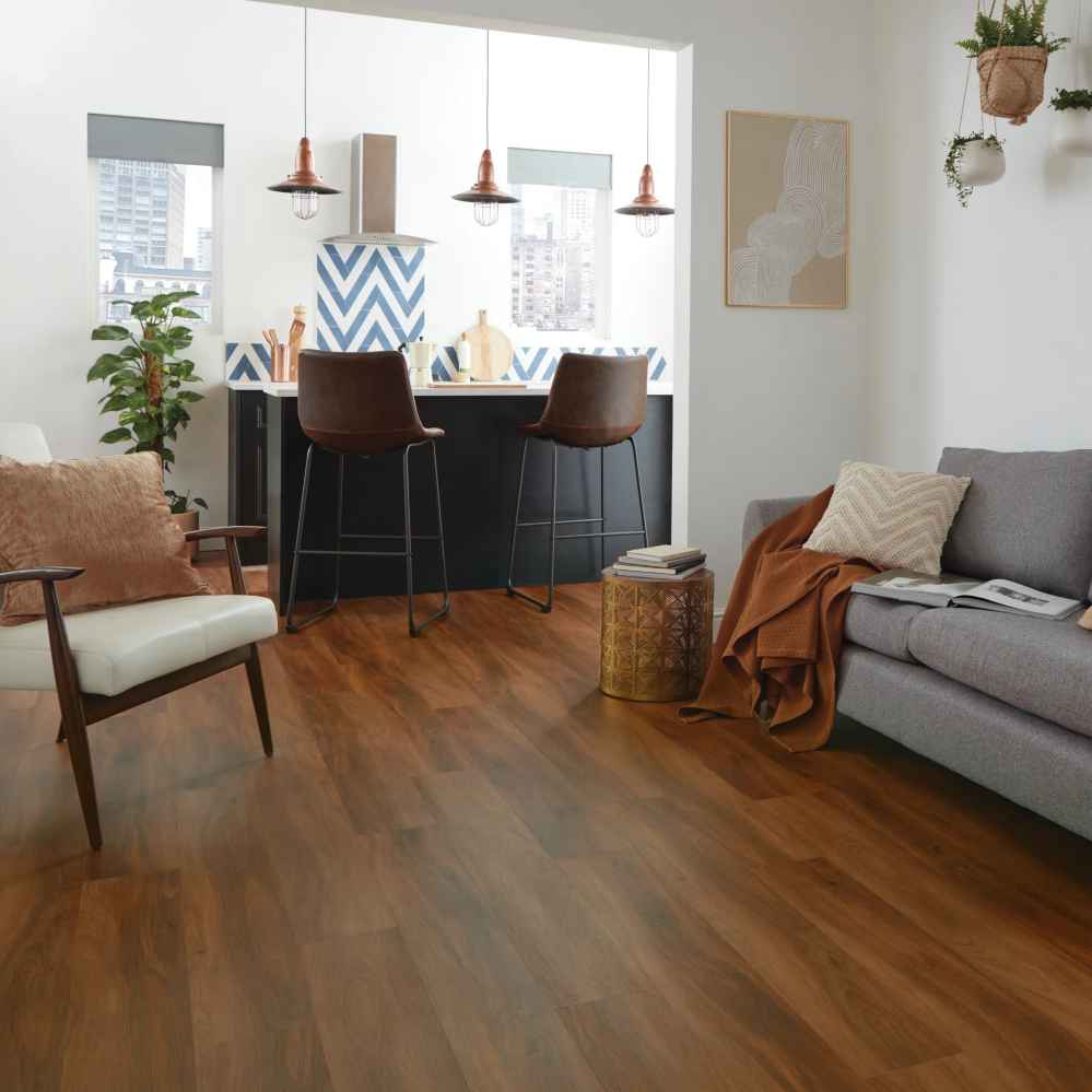 Karndean Korlok Reserve: Marron Elm Luxury Vinyl Plank RCP6543 Room Scene