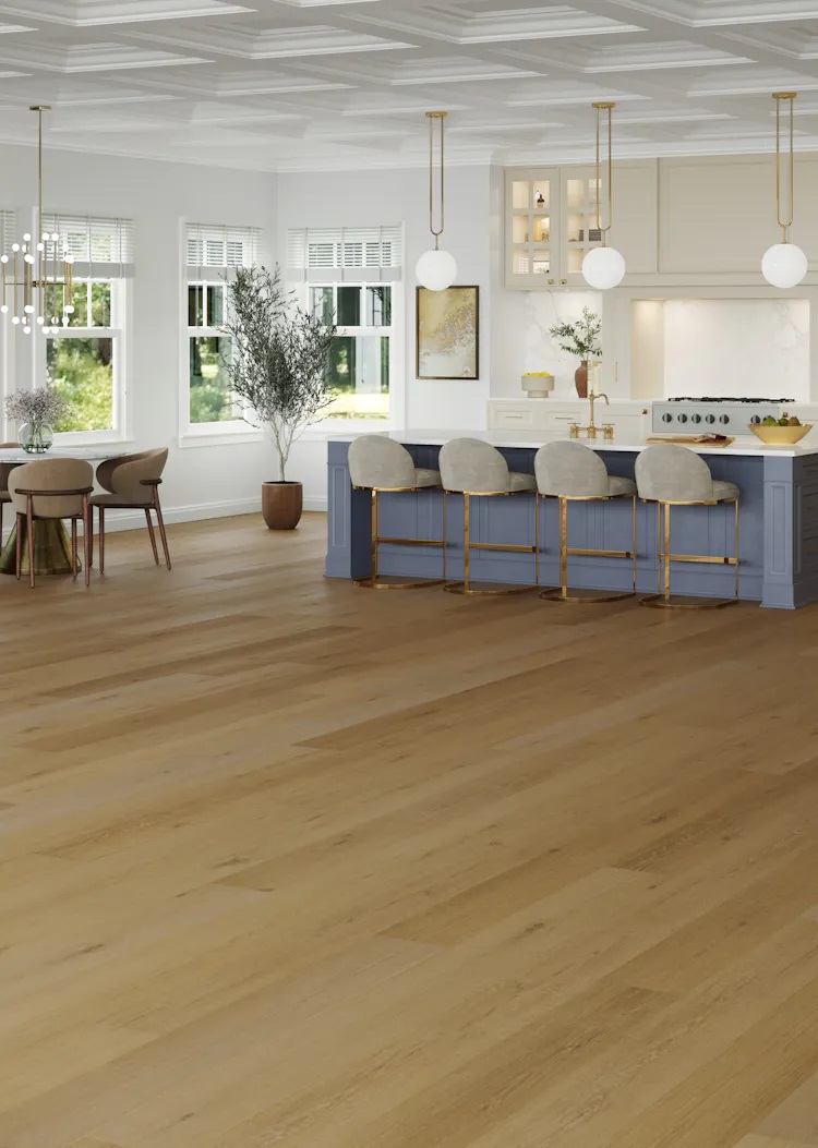 Mannington Adura Flex Luxury Vinyl Plank: Regency Oak Gilded Gold FXP751 Room Scene