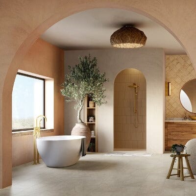 Mannington Adura Flex Rectangles Luxury Vinyl Tile: Dune Desert FXR481 Room Scene