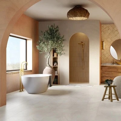 Mannington Adura Max Rectangles Collection Water Proof Luxury Vinyl Plank with Painted Bevel: Dune Sand MRP480V Room Scene