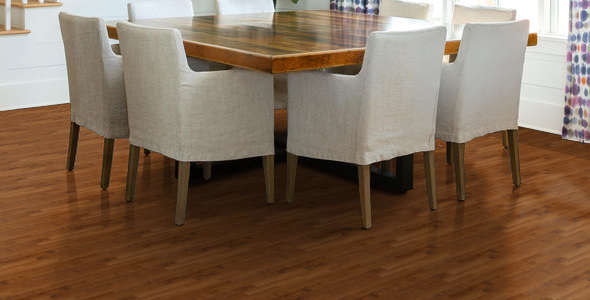 Shaw Epic Plus Coral Springs: Surfside 3/8" x 5" Engineered Maple Hardwood SW591 460 Room Scene