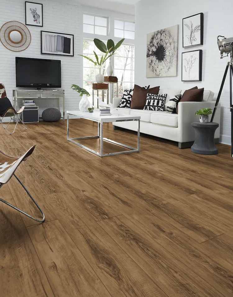 Mannington Adura Max Apex Collection Water Proof Luxury Vinyl Plank: Napa Tannin APX041V Room Scene