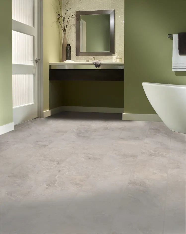 Mannington Adura Max Collection Water Proof Luxury Vinyl Tile: Athena Maiden's Veil MAR243V Room Scene