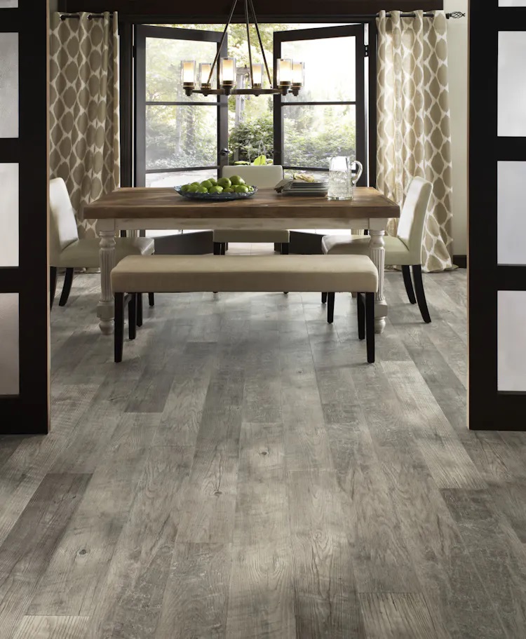 Mannington Adura Rigid Luxury Vinyl Plank: Dockside Seashell RGP030 Room Scene