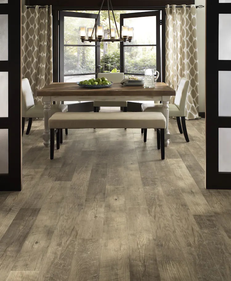 Mannington Adura Flex Luxury Vinyl Plank: Dockside Sand FXP031 Room Scene