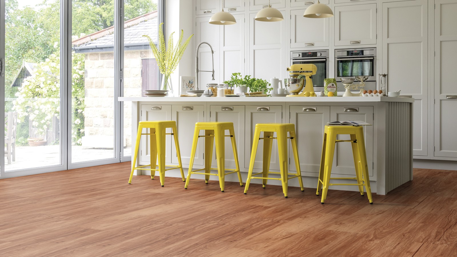 Karndean Loose Lay: Antique Karri Floating Luxury Vinyl Plank LLP39 Room Scene