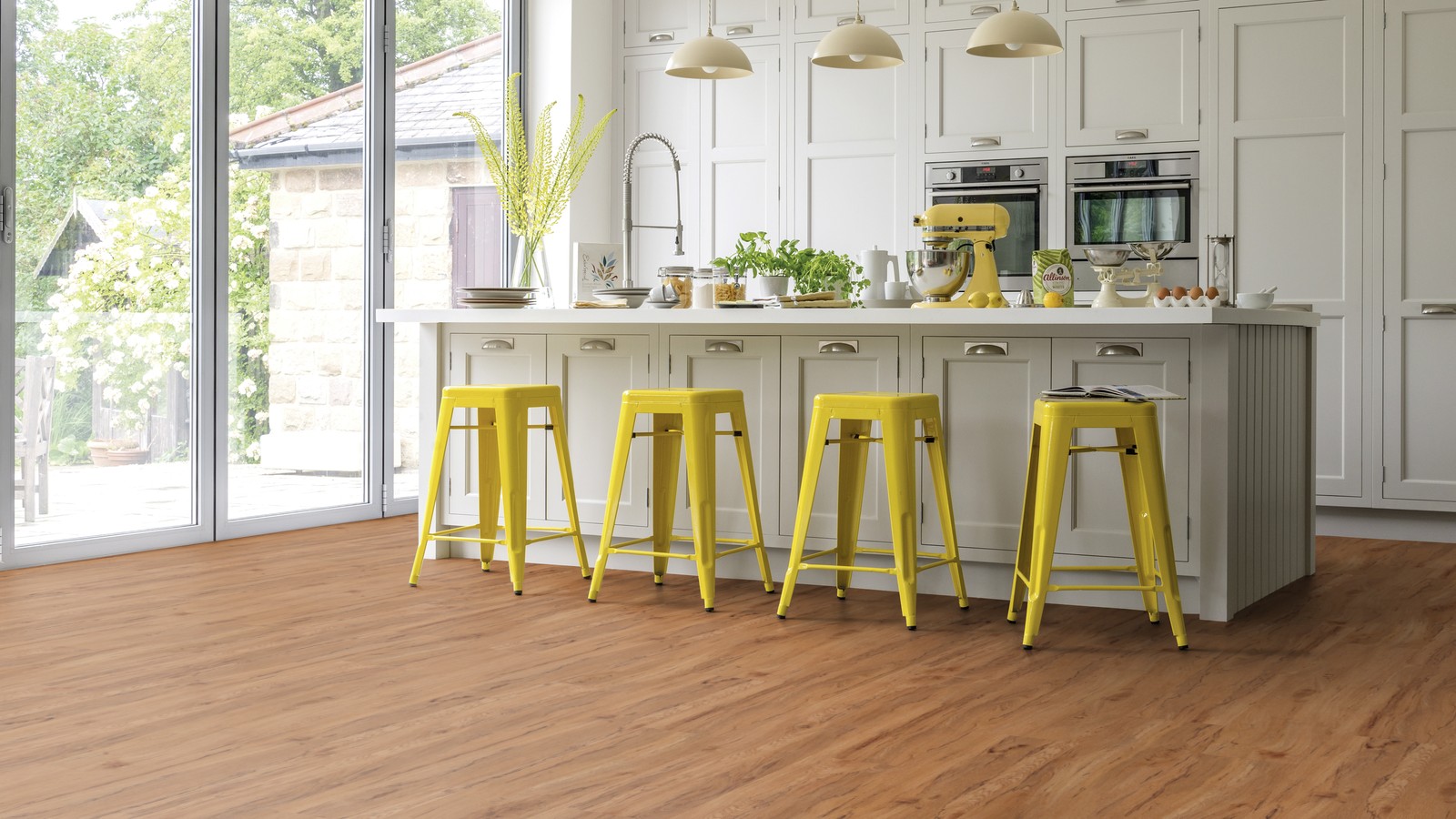 Karndean Van Gogh Glue Down: Rimu Luxury Vinyl Plank VGW49T Room Scene