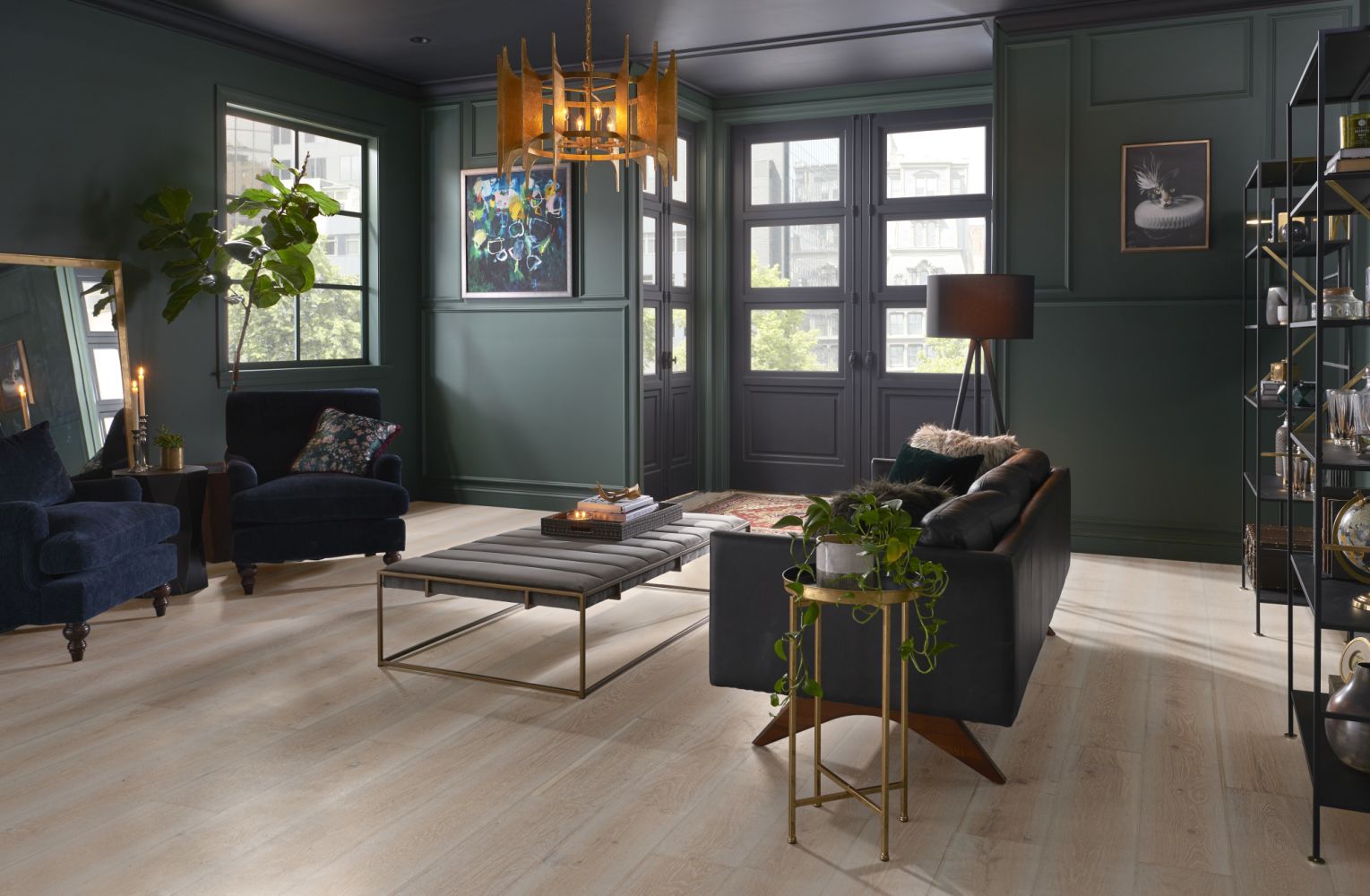 Mannington Prospect Park: Breeze 1/2" x 7 1/2" Engineered Hardwood HPLV07BRZ1 Room Scene
