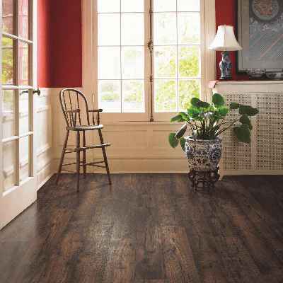 Mohawk Rare Vintage: Earthen Chestnut 10mm Waterproof Laminate CDL74-04W Room Scene
