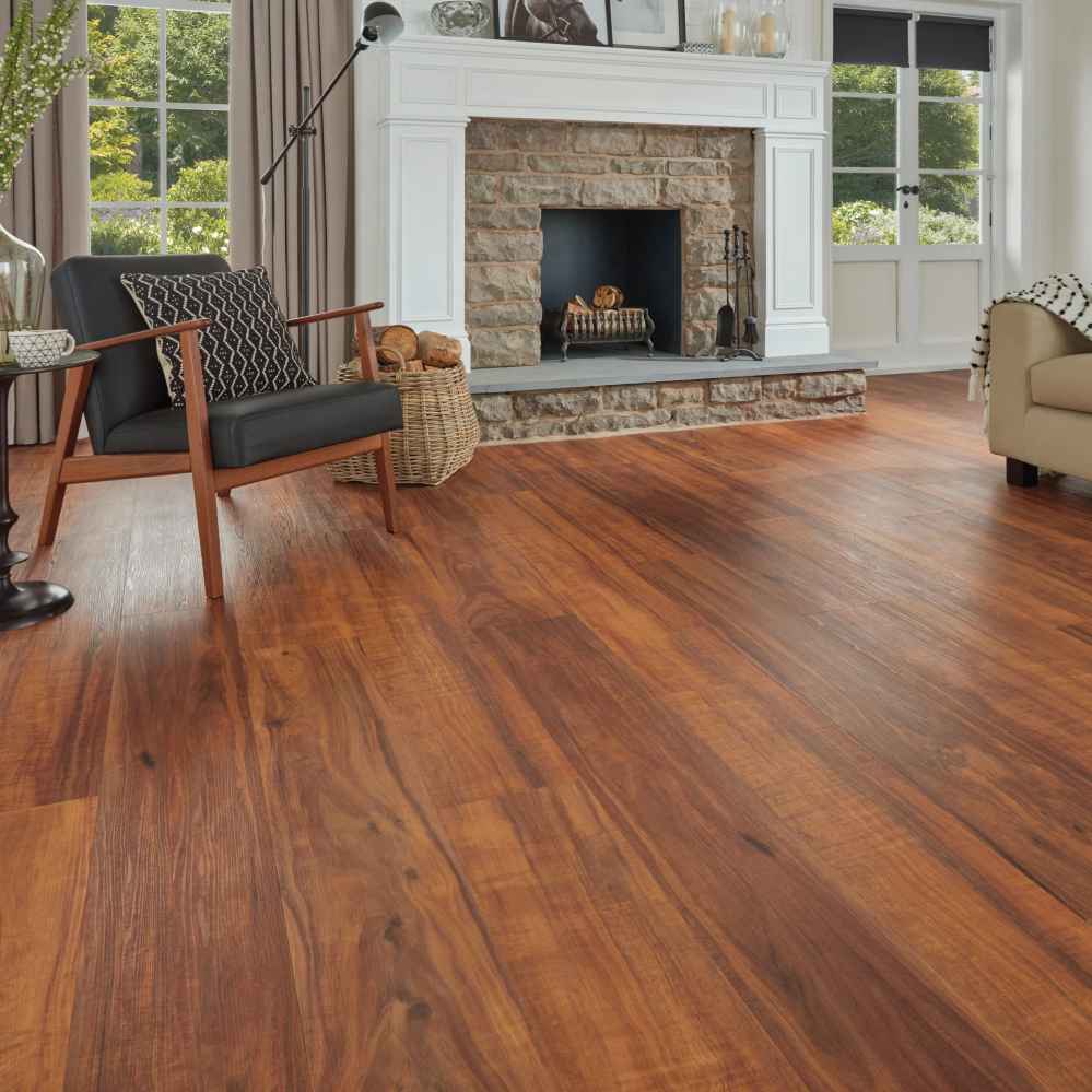 Karndean Korlok Select: Natural Koa Luxury Vinyl Plank RKP8122 Room Scene