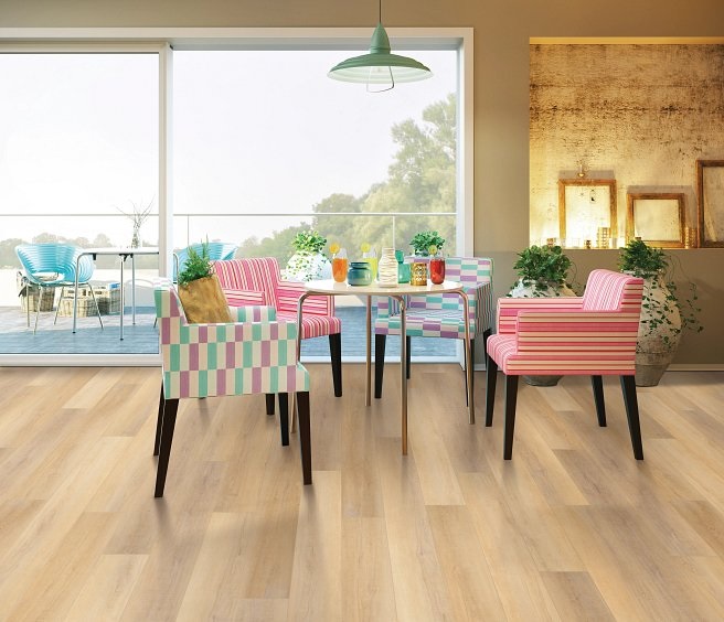 USFloors Coretec Pro Plus XL Enhanced HD: Canterbury Elm Engineered Luxury Vinyl Plank with Cork Comfort VV488-02093 Room Scene