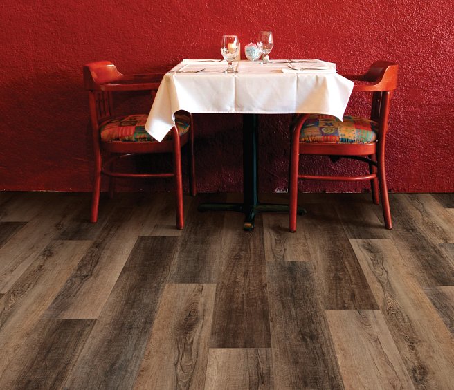 USFloors Coretec Pro Plus XL Enhanced HD: Cheshire Elm Engineered Luxury Vinyl Plank with Cork Comfort VV488-02094 Room Scene