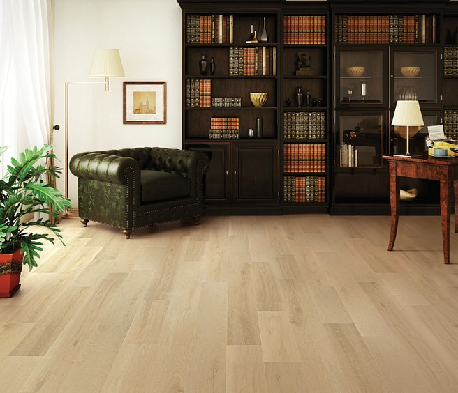 USFloors Coretec Plus Premium XL: Grande Makkah Oak Engineered Luxury Vinyl Plank VV662-05012 Room Scene