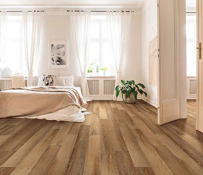 USFloors Coretec One Plus: Niland Chestnut Engineered Luxury Vinyl Plank VV585-50002 Room Scene