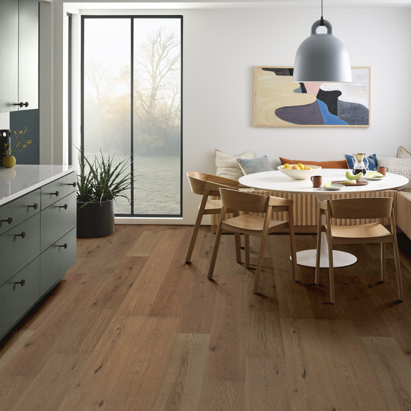 Anderson Tuftex Hardwood Imperial Pecan: Hazel 1/2" x 7.5" Engineered Hardwood AA828-17036 Room Scene
