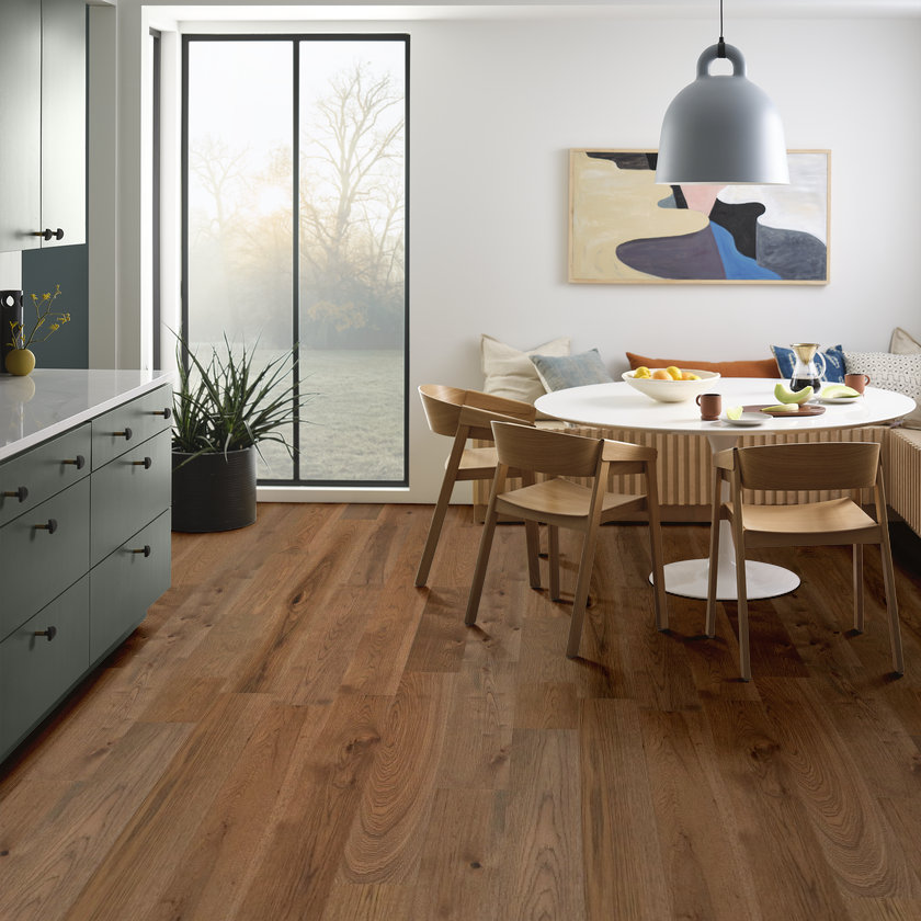 Anderson Tuftex Hardwood Imperial Pecan: Millet 1/2" x 7.5" Engineered Hardwood AA828-17058 Room Scene