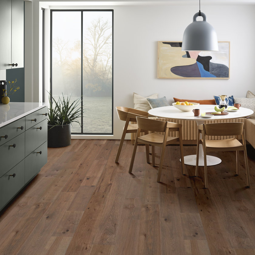 Anderson Tuftex Hardwood Imperial Pecan: Mushroom 1/2" x 7.5" Engineered Hardwood AA828-17059 Room Scene