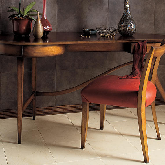 Daltile Marble: Crema Marfil Elegance Polished 18" x 18" Natural Stone Tile M7211818121L Room Scene