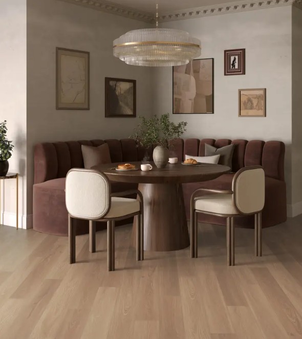 Mannington Adura Max Collection Water Proof Luxury Vinyl Plank: Noble Oak Bark MPB823 Room Scene