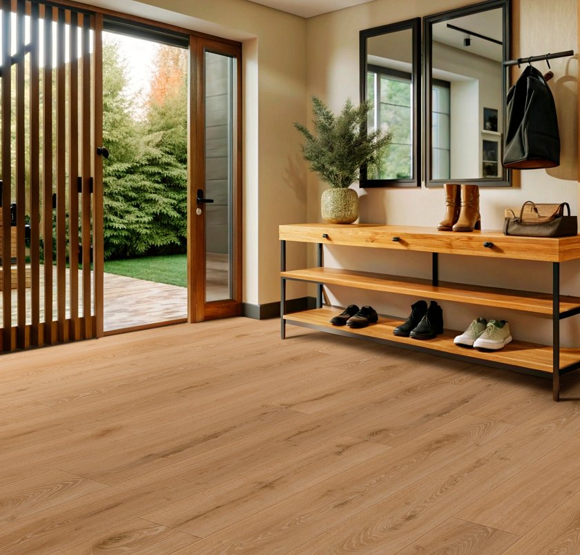 USFloors Coretec Originals: Autumn Oak Engineered Luxury Vinyl Plank CR504-02116 Room Scene
