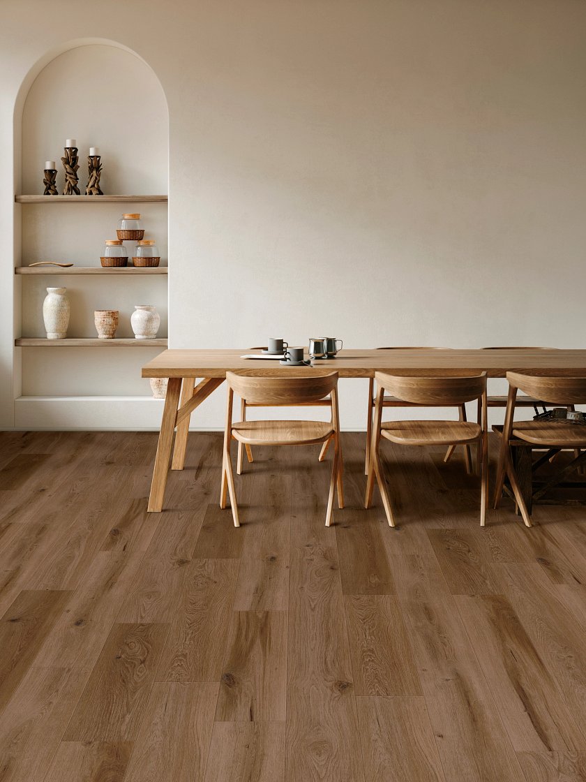 USFloors Coretec Originals: Cinnamon Bark Oak Engineered Luxury Vinyl Plank CR504-03047 Room Scene