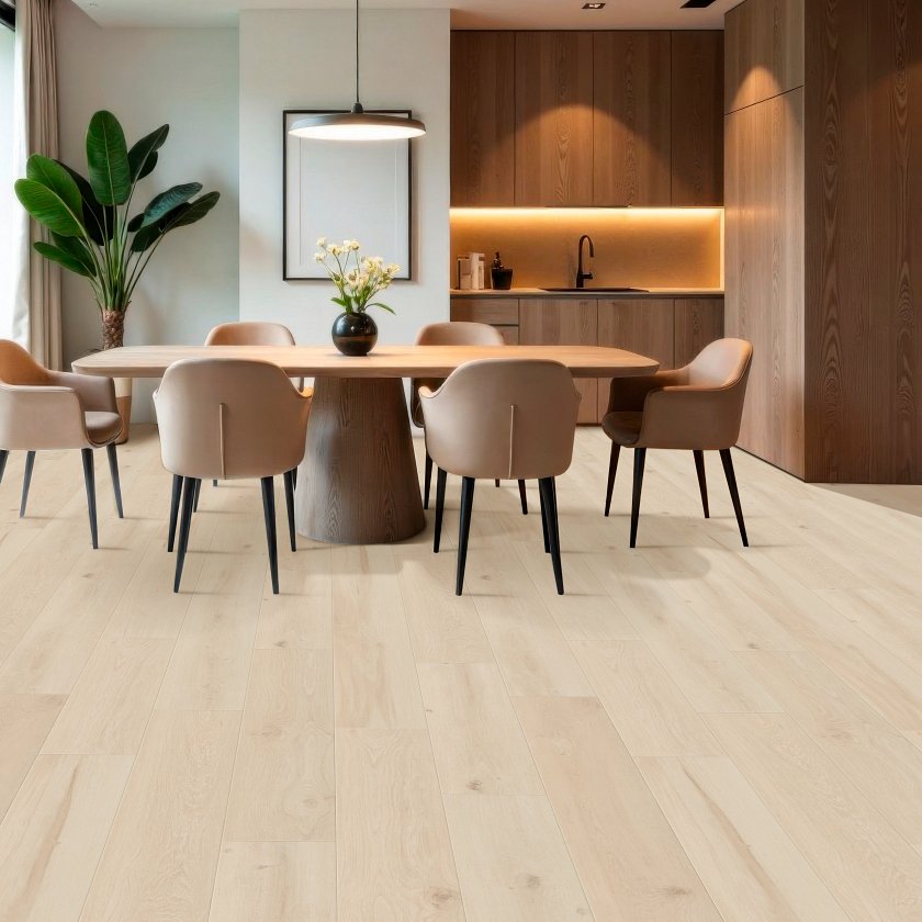 USFloors Coretec Originals: Silken Timber Oak Engineered Luxury Vinyl Plank CR504-05110 Room Scene