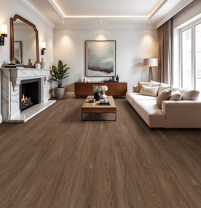 USFloors Coretec Originals: Bourbon Maple Engineered Luxury Vinyl Plank CR506-03052 Room Scene