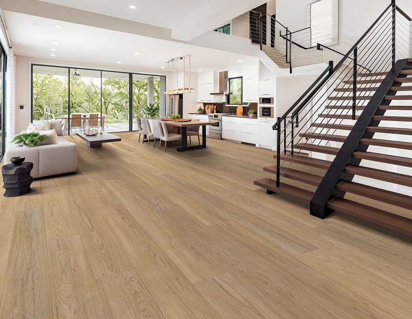 USFloors Coretec Originals: Espresso Mist Maple Engineered Luxury Vinyl Plank CR506-04071 Room Scene