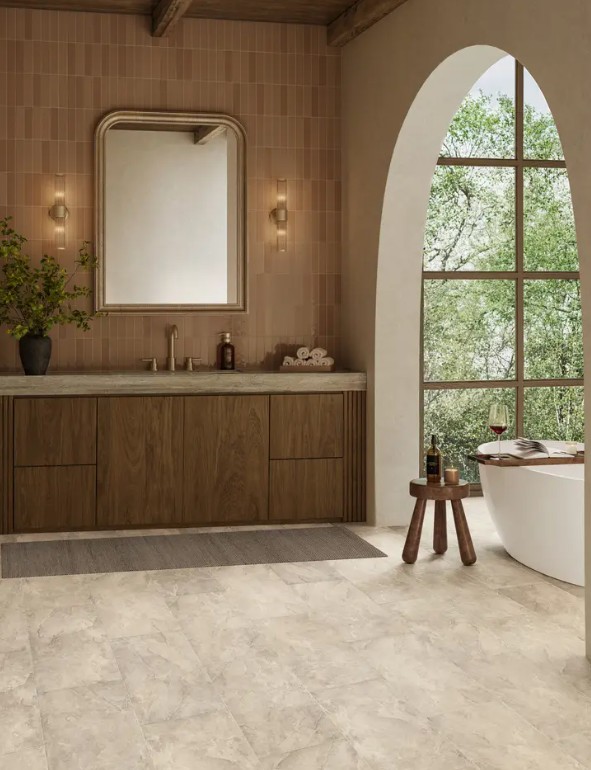 Mannington Adura Max Rectangles Collection Water Proof Luxury Vinyl Plank: Lagos Resort MTE700 Room Scene