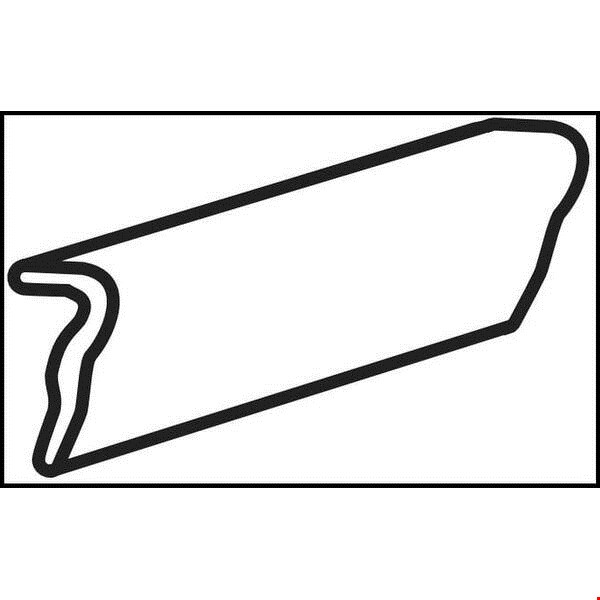 Daltile Armor: Guilded Copper - 1.5" x 12" Chair Rail AM3111212CR1P