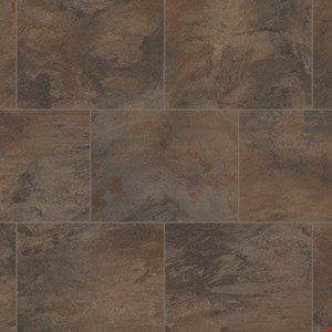 Karndean Korlok Stone: Australian Slate Antique Copper Waterproof Luxury Vinyl Plank RKT3002-G