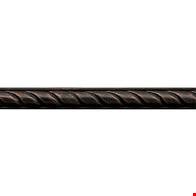 Daltile Armor: Oil Rub Bronze- 1" x 12" Rope AM32ROPE1P