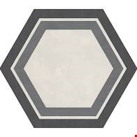 Daltile Bee Hive: Honeycomb Cool  24" x 20" Unpolished Porcelain Hexagon Floor Tile P0162420HXDCO1P
