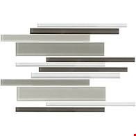 Daltile Color Wave Glass 12" x 18" : Cashmere Random Interlocking CW221218MS1P